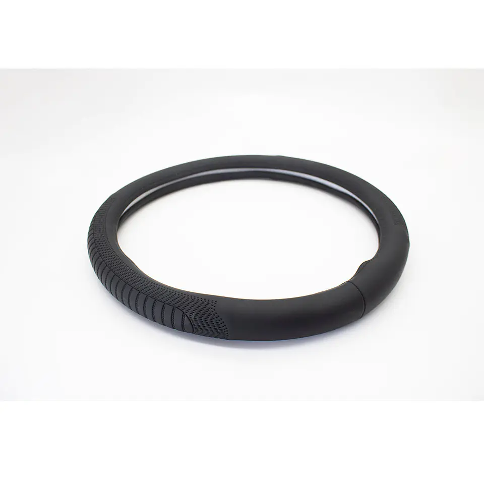 Cubre Volante Sintético para Camionetas – Negro, Talla M (38 cm) 4