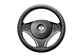 Cubre Volante de Cuero Negro para Camionetas – Talla M con Hilo Rojo - Miniatura 1