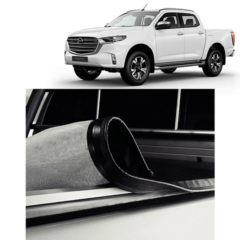 Lona Marítima Cubrepickup Mazda BT50 2022–2024 | Impermeable y Protección UV | Marco de Aluminio | Kangaroo Chile