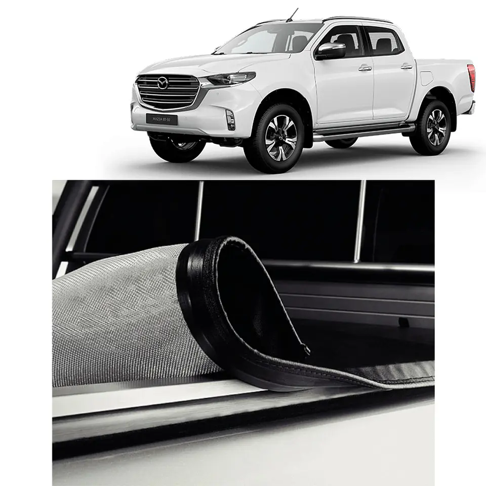 Lona Marítima Cubrepickup Mazda BT50 2022–2024 | Impermeable y Protección UV | Marco de Aluminio | Kangaroo Chile 2