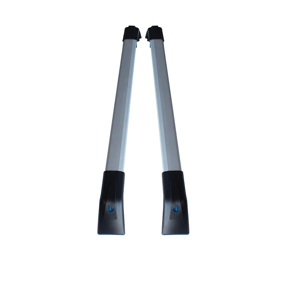 Barra de Techo Transversal Universal 127cm | Soporta 75kg, Aluminio Gris 4