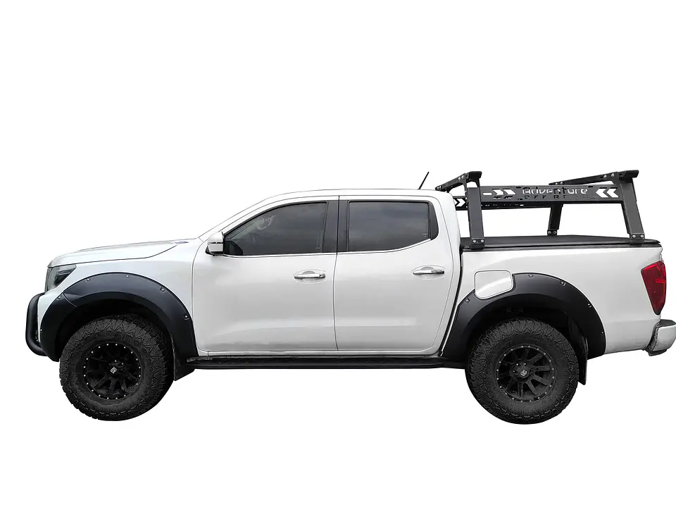 Extensiones de Tapabarro | Estilo Militar Liso | Nissan Navara 2021-2022 | Kangaroo Chile 4