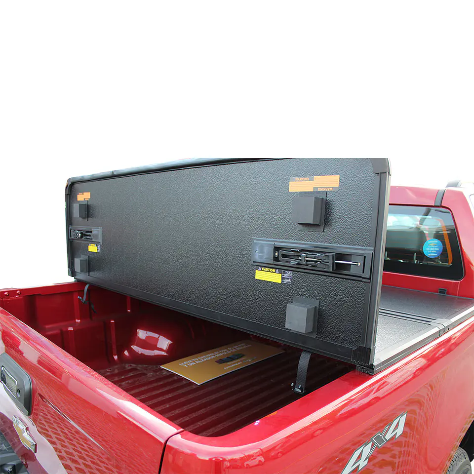 Tapa Rígida TRIFOLD Chevrolet Colorado 2018–2021 | Aluminio Texturizado | Kangaroo Chile 2