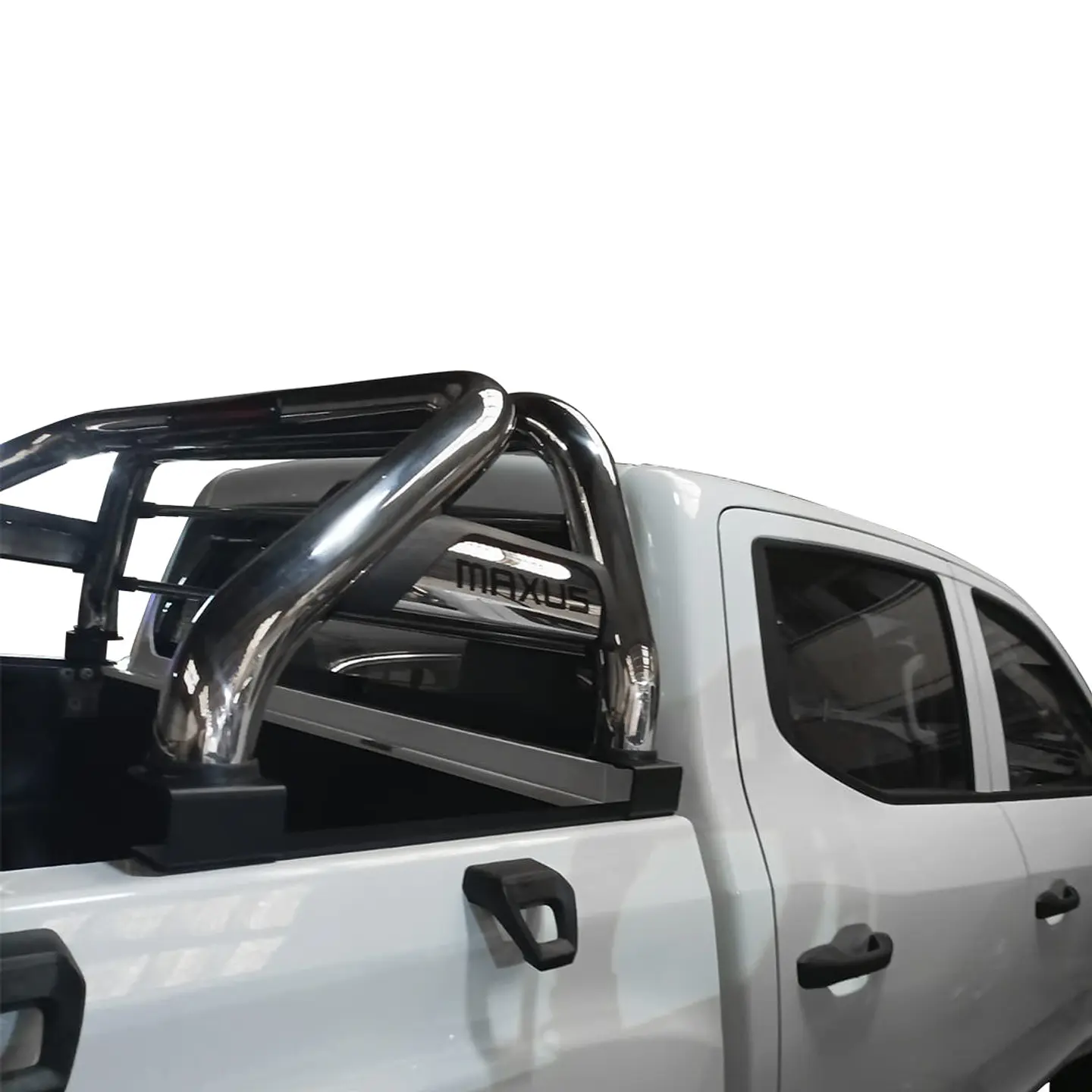 Barra Antivuelco Acero Inoxidable Maxus T60 | Luz de Freno y Base para Lona | Kangaroo Chile 3