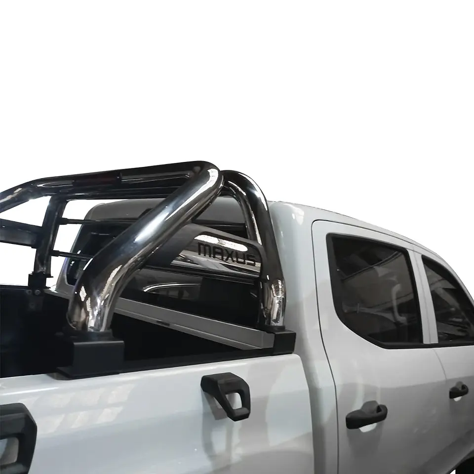 Barra Antivuelco Acero Inoxidable Maxus T60 | Luz de Freno y Base para Lona | Kangaroo Chile 3