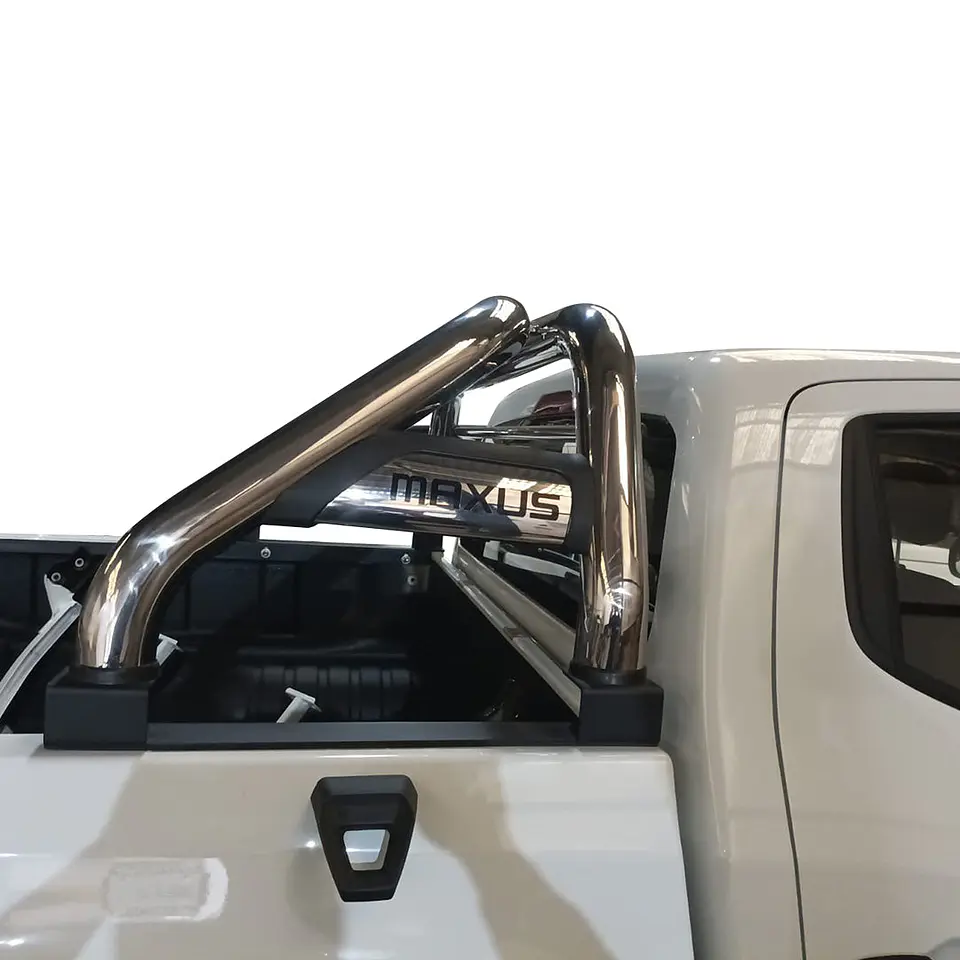 Barra Antivuelco Acero Inoxidable Maxus T60 | Luz de Freno y Base para Lona | Kangaroo Chile 4