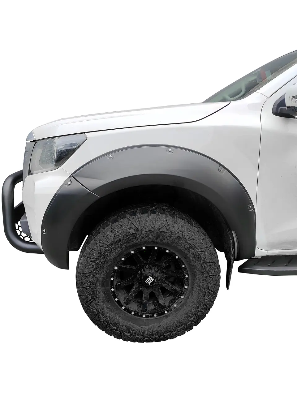 Extensiones de Tapabarro | Estilo Militar Liso | Nissan Navara 2021-2022 | Kangaroo Chile 5