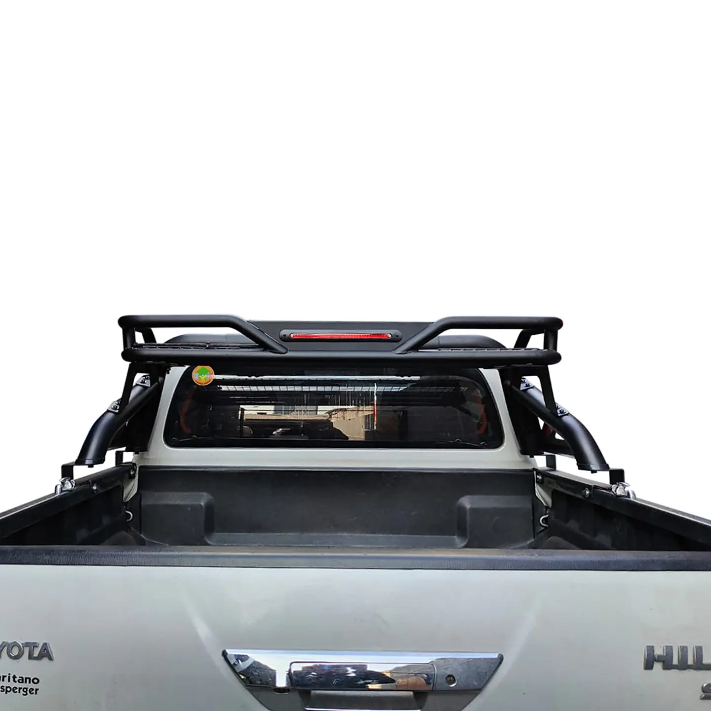 Barra Antivuelco Safari Texturizada Negra Toyota Hilux Revo 2016-2026 | Fierro Resistente 7