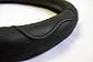 Cubre Volante Cuero Negro Talla M Para Camionetas Hilo Negro - Miniatura 4