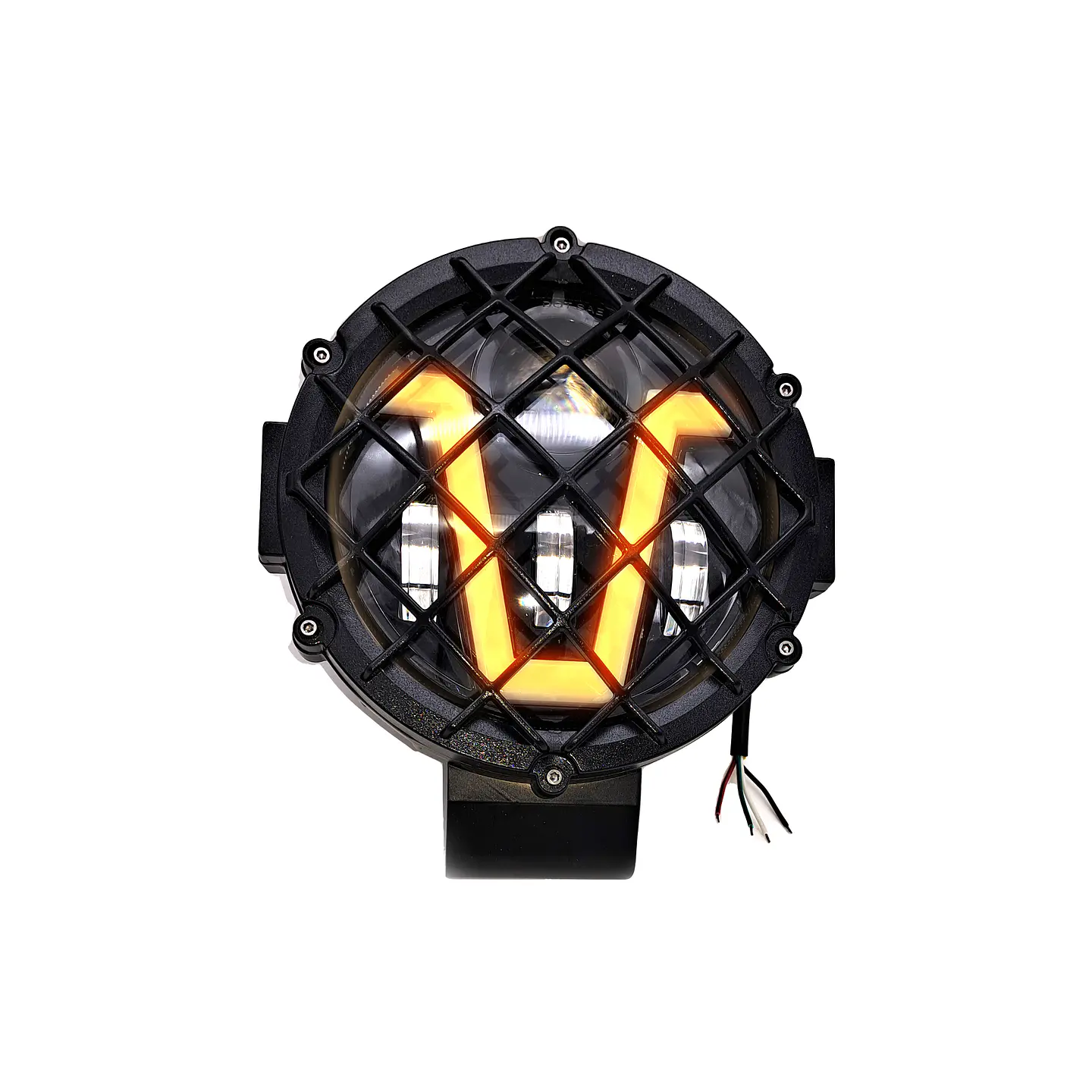 Foco LED Luz Blanca y Cálida con Rejilla | 51W, 5 Modos de Iluminación 8