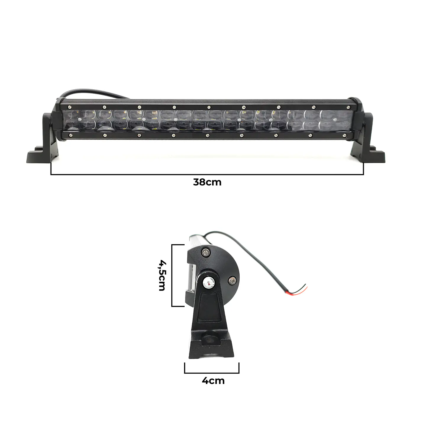 Barra LED Rectangular 108W 36LED | IP67 Off-Road 4x4 2