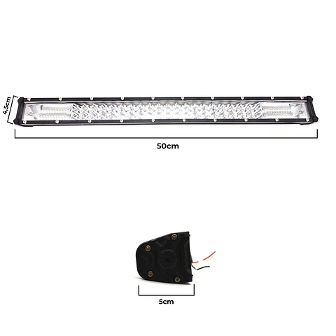 Barra LED Rectangular 120W 80LED | IP67 Off-Road 4x4