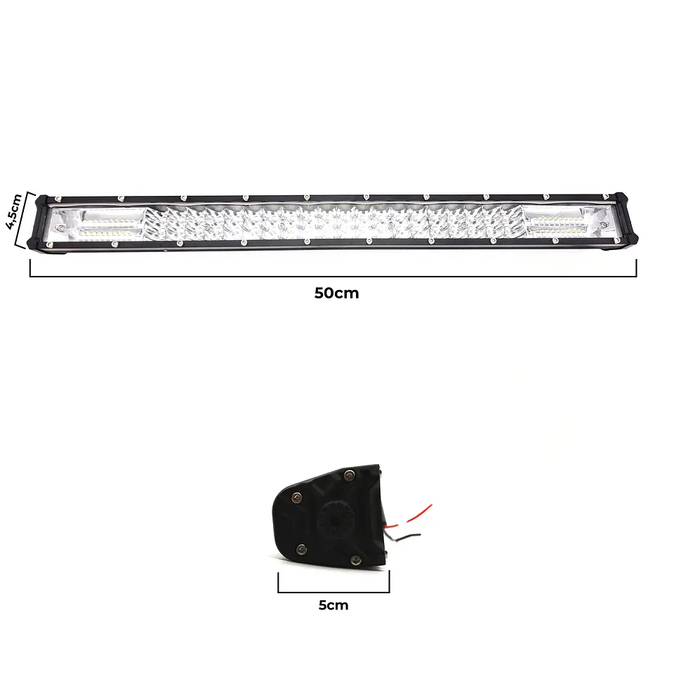 Barra LED Rectangular 120W 80LED | IP67 Off-Road 4x4 2