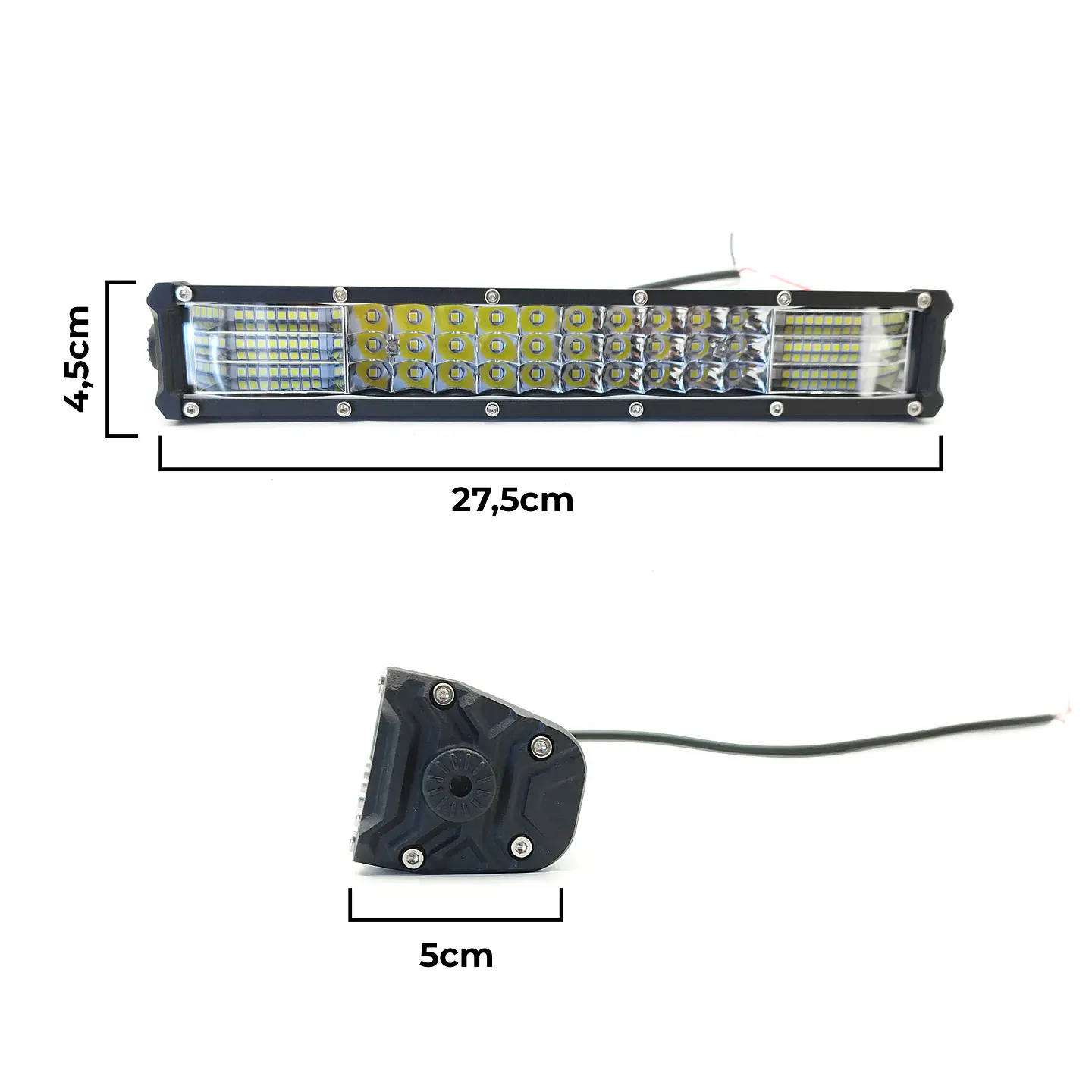 Título SEO: Barra LED Rectangular 36W 78LED | IP67 Off-Road 4x4 2