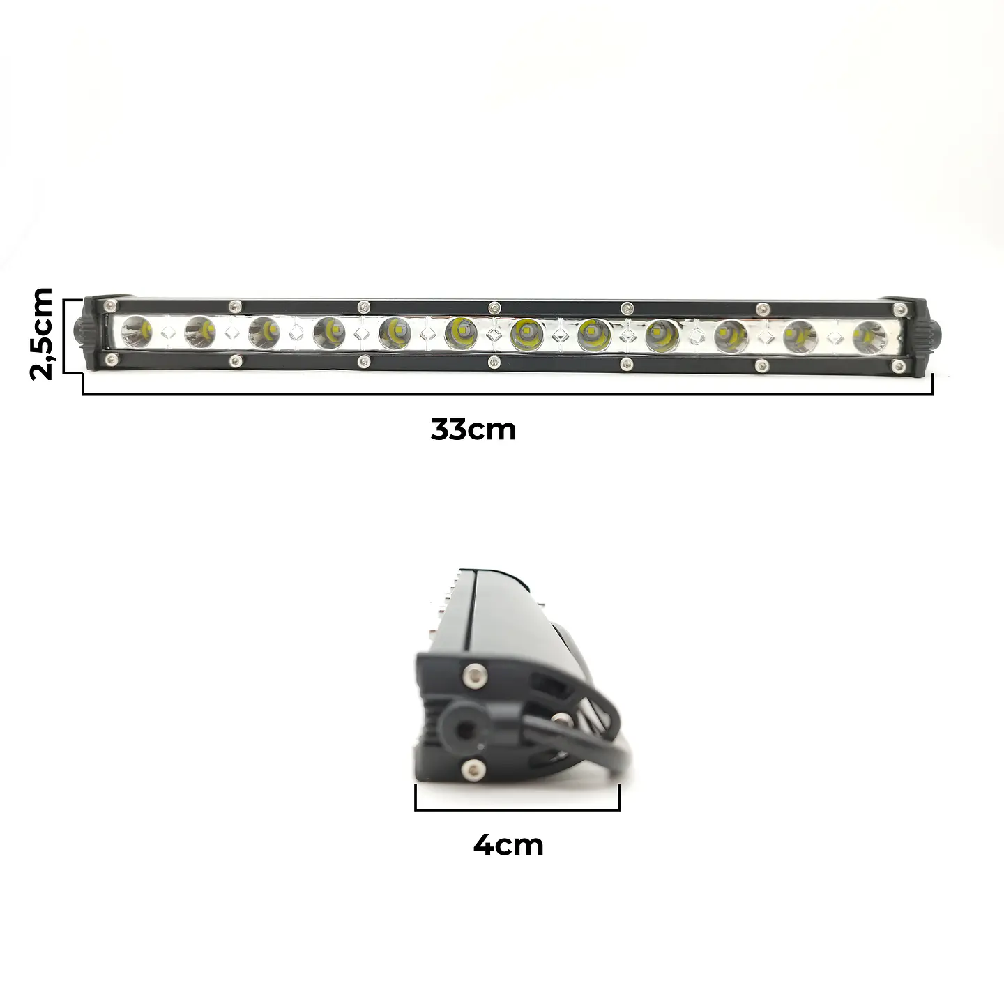 Barra LED Rectangular 36W 12LED | IP67 Off-Road 4x4 2