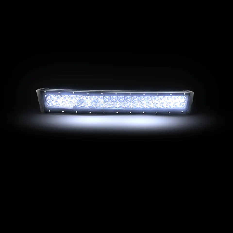 Barra LED Rectangular Curva 120W 40LED | IP67 Off-Road 4x4 3