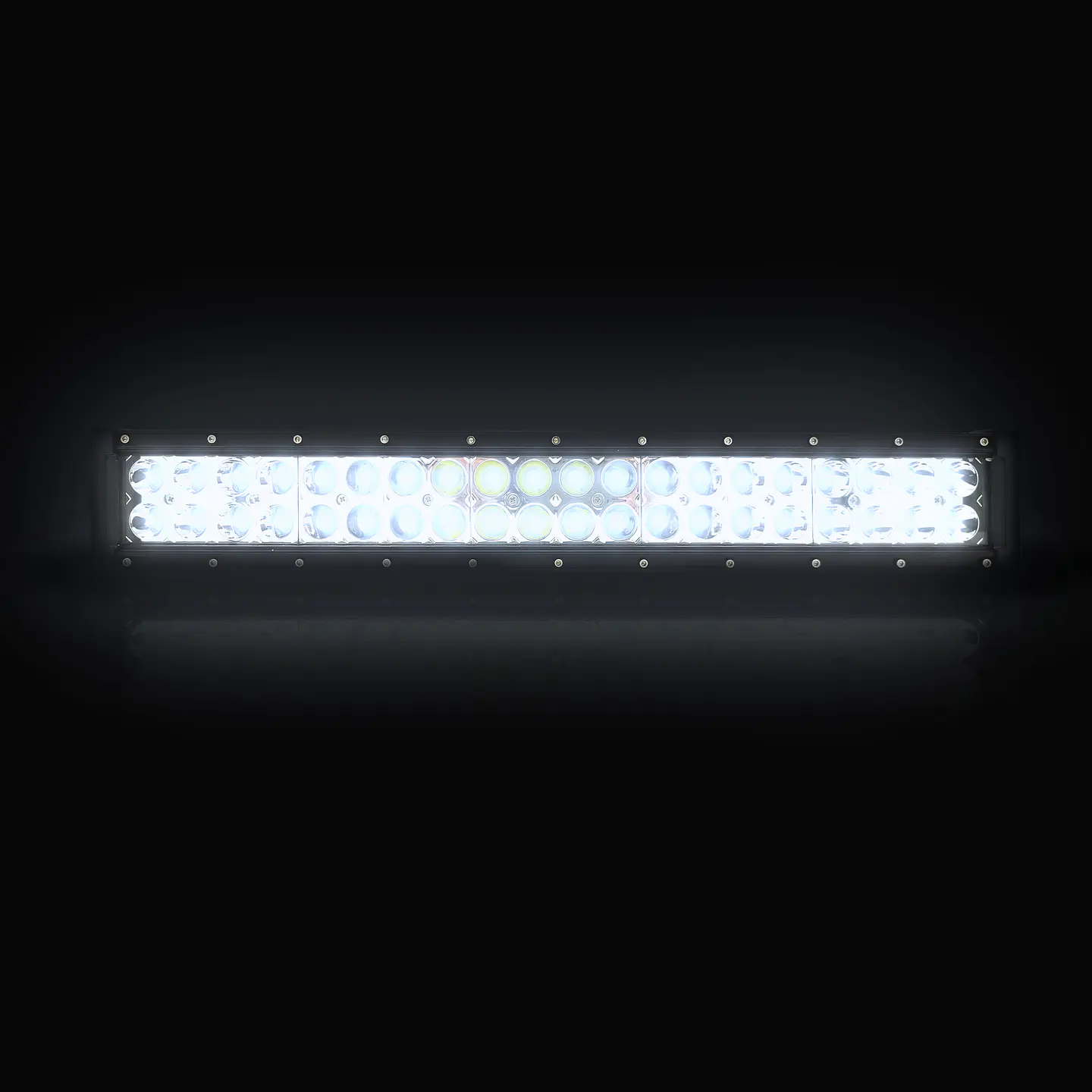 Barra Led Rectangular 120w 40led Luz Blanca 3