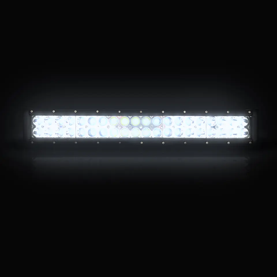 Barra Led Rectangular 120w 40led Luz Blanca 3