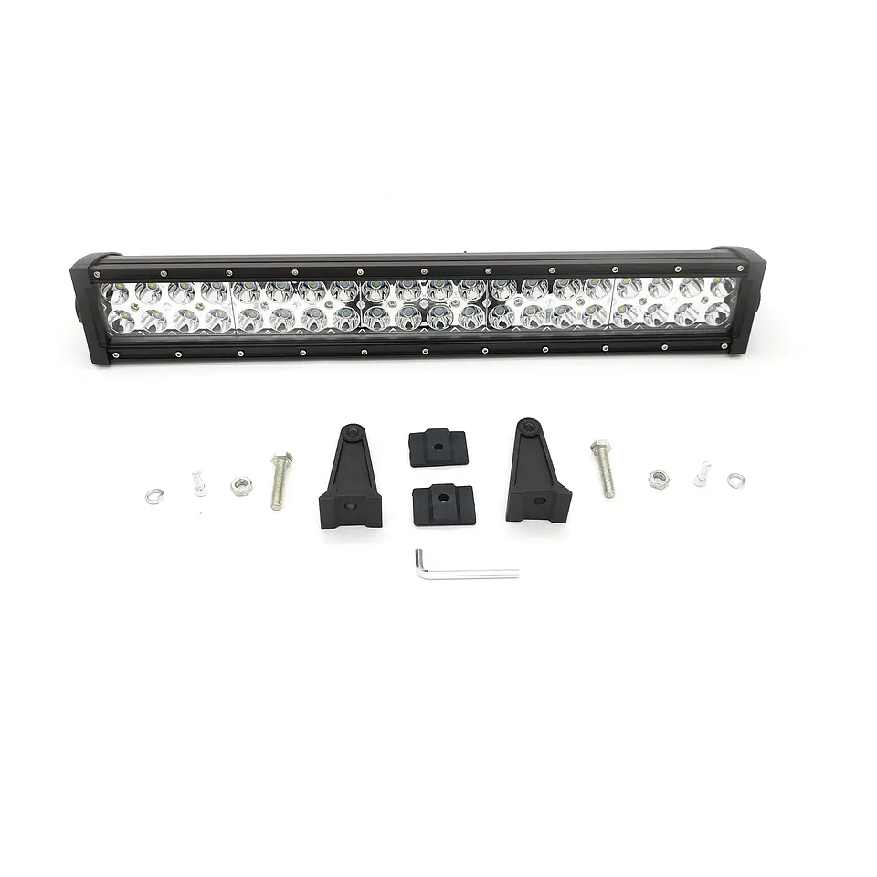 Barra Led Rectangular 120w 40led Luz Blanca 7