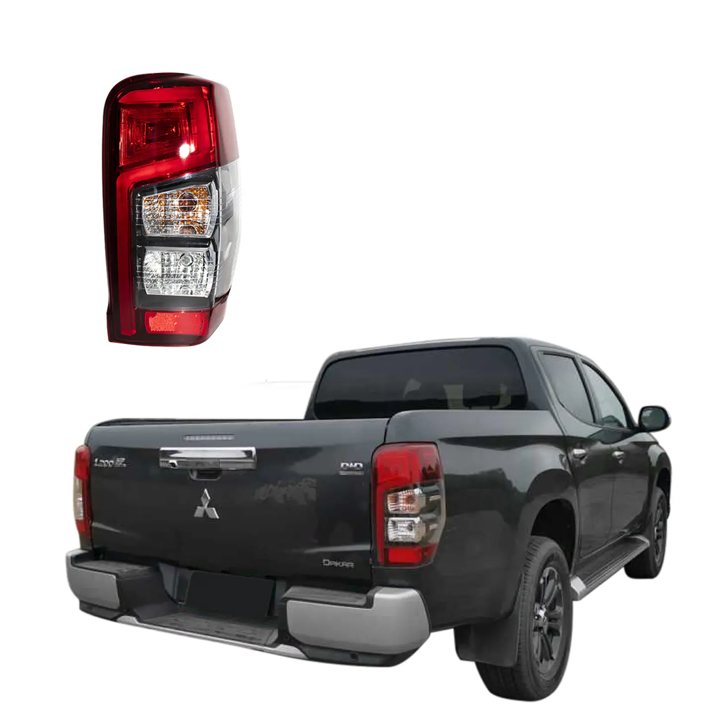 Focos Traseros LED para Mitsubishi L200 2020-2023 | Modelo DAKAR 1