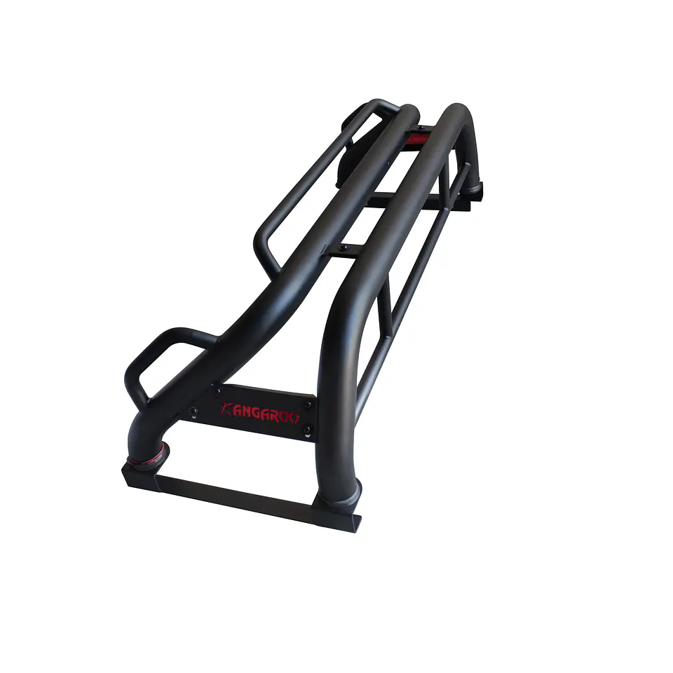 Barra Antivuelco Fierro Toyota Hilux 2016–2024 | Luz de Freno y Base para Lona | Kangaroo Chile 2