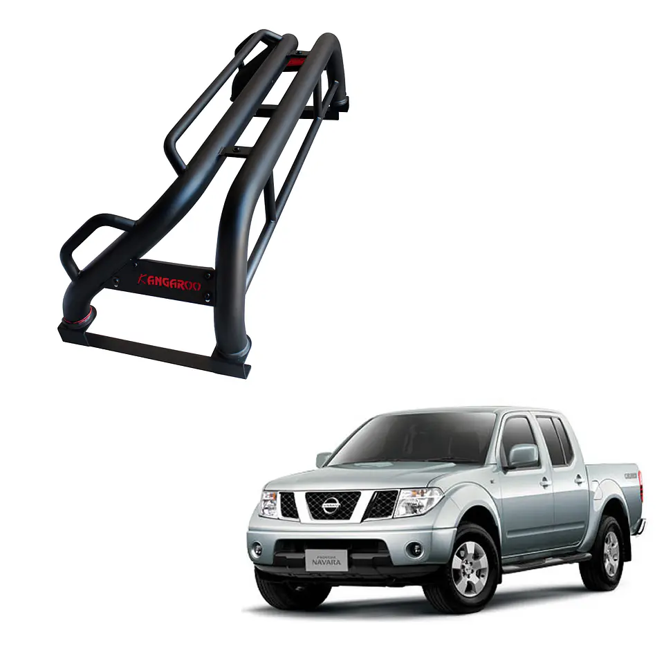 Barra Antivuelco Texturizada para Nissan Navara 2008-2015 – Protección y Estilo 4x4 1