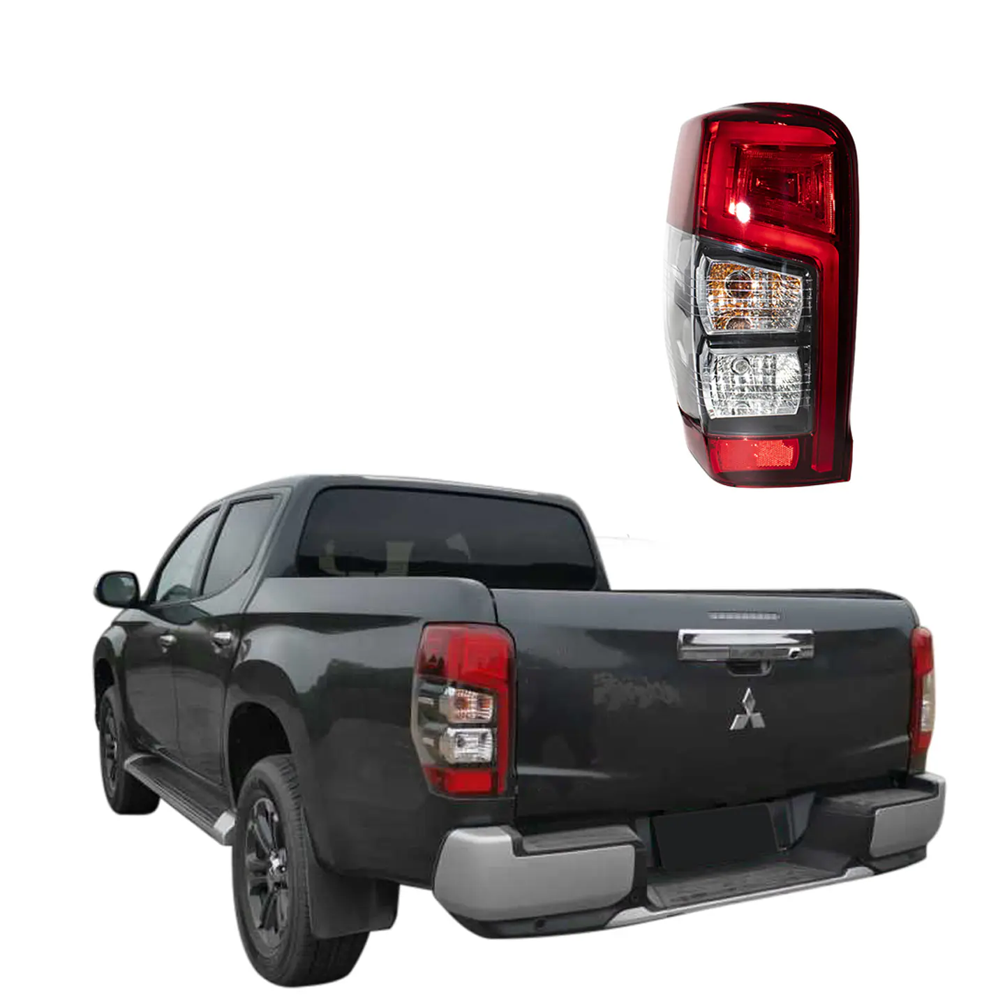 Focos Traseros LED para Mitsubishi L200 2020-2023 | Modelo DAKAR 8