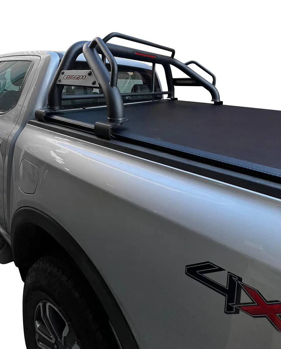 Lona Marítima Tapacarga Ford Ranger XLT 2024+ | Marco y Barras de Aluminio | Incluye Kit de Instalación | Kangaroo Chile 8