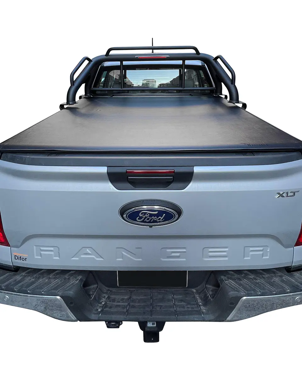 Lona Marítima Tapacarga Ford Ranger XLT 2024+ | Marco y Barras de Aluminio | Incluye Kit de Instalación | Kangaroo Chile 10