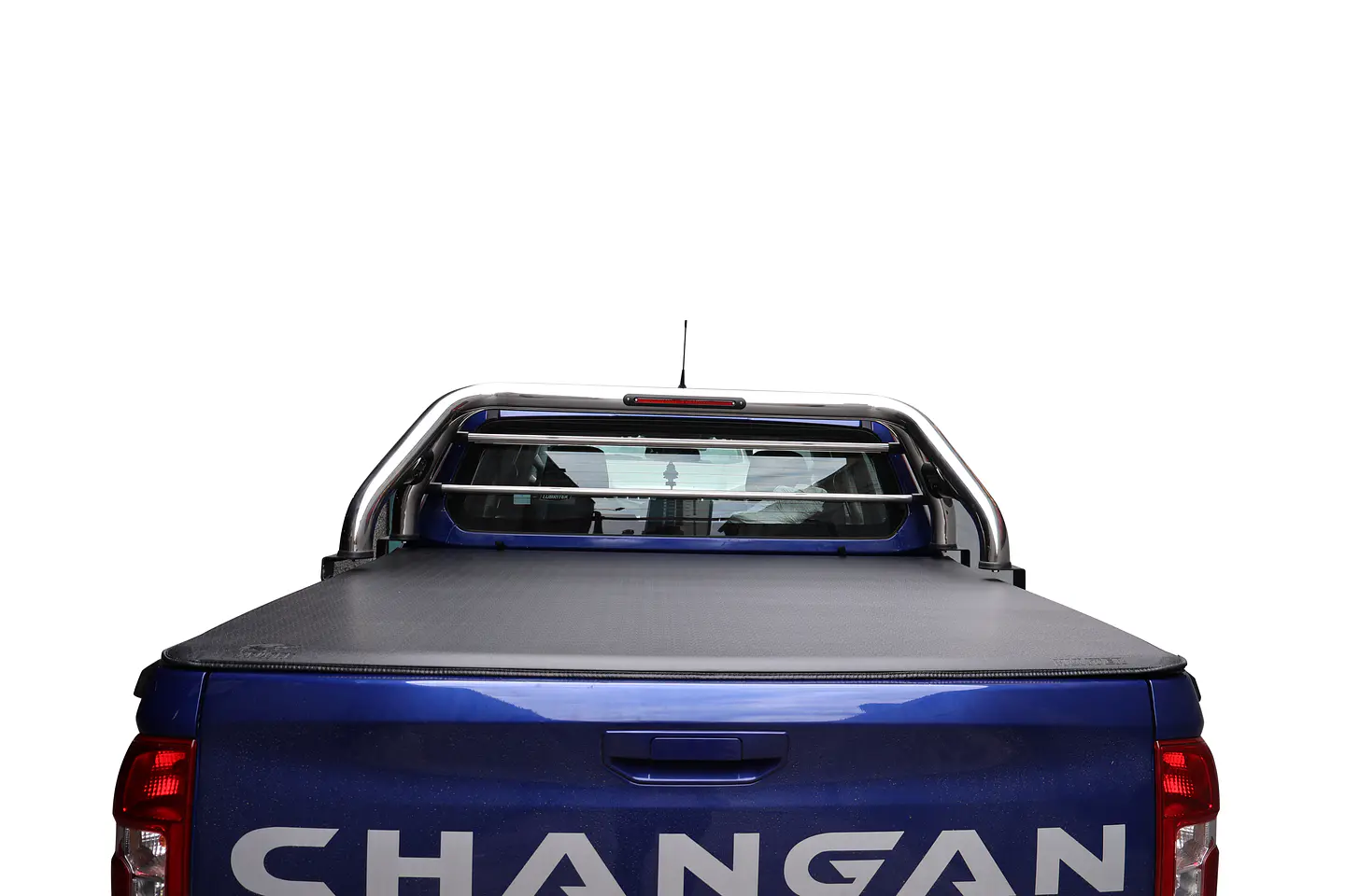 Lona Marítima Cubrepickup Changan Hunter | Marco y Barras de Aluminio  | Kangaroo Chile 4