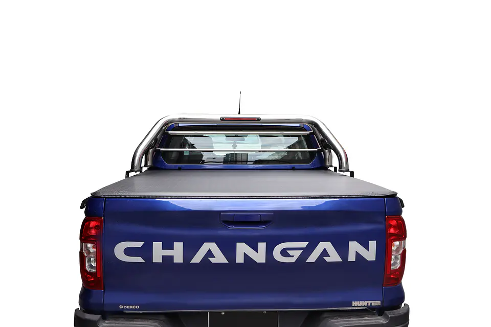 Lona Marítima Cubrepickup Changan Hunter | Marco y Barras de Aluminio  | Kangaroo Chile 5