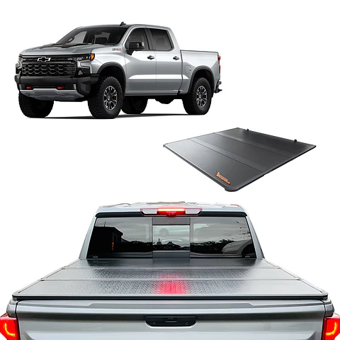 Tapa Rígida TRIFOLD para Chevrolet Silverado 2020-2024