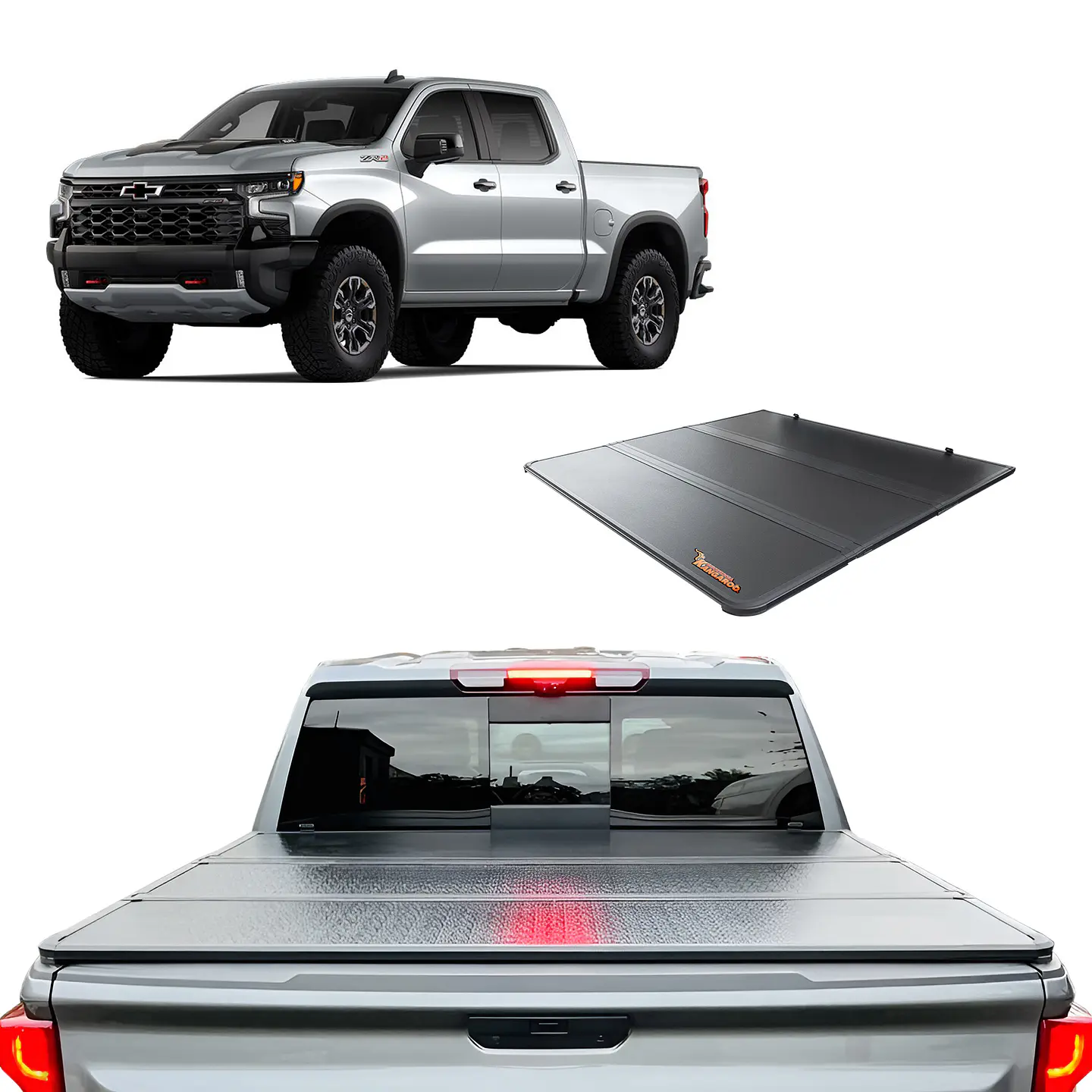 Tapa Rígida TRIFOLD para Chevrolet Silverado 2020-2024 1