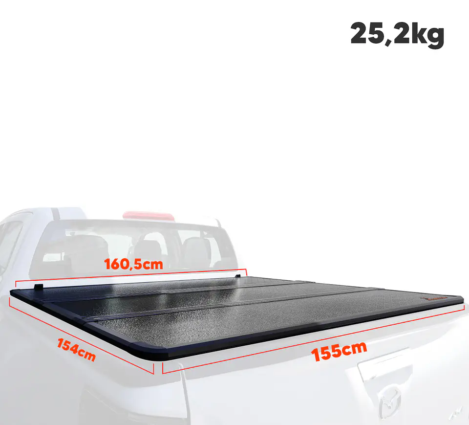 Tapa Rígida TRIFOLD BT50 2022-2024 | Seguridad y diseño resistente 2