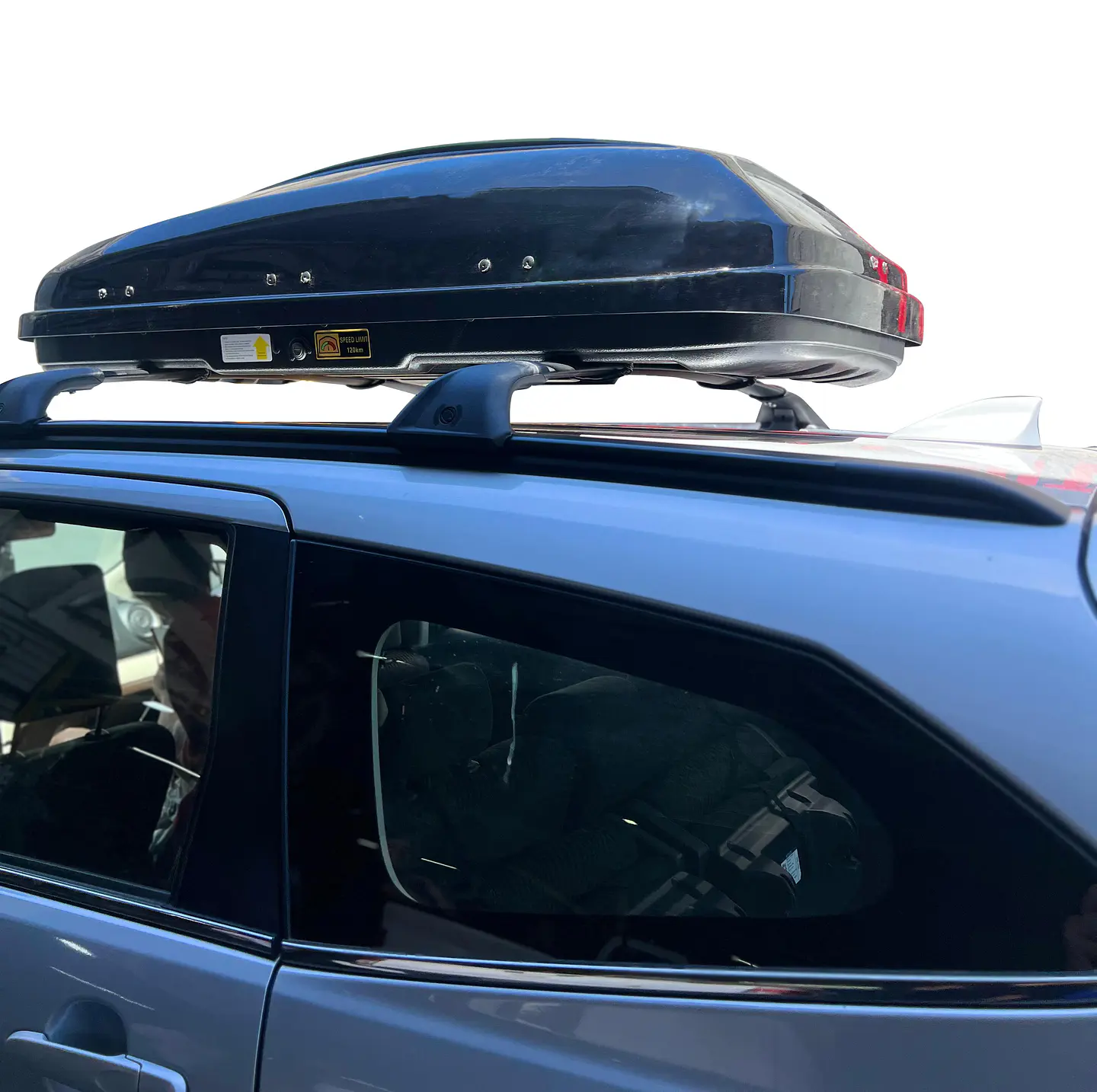 Caja Portaequipaje 400 Litros Negra | Policarbonato con Filtro UV y Cierre de Seguridad 11