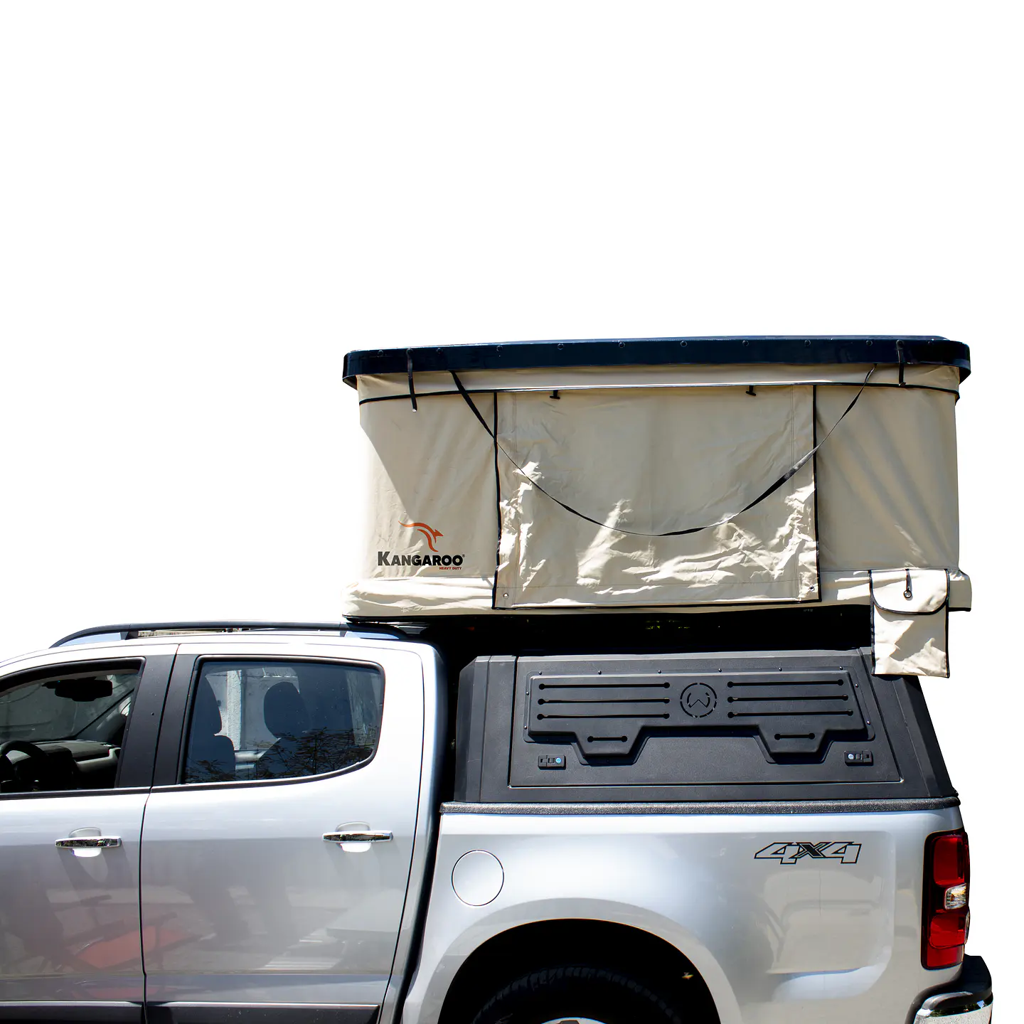 Carpa de Techo para Camioneta 4x4 Kangaroo Heavy Duty ABS – Impermeable y Plegable 7