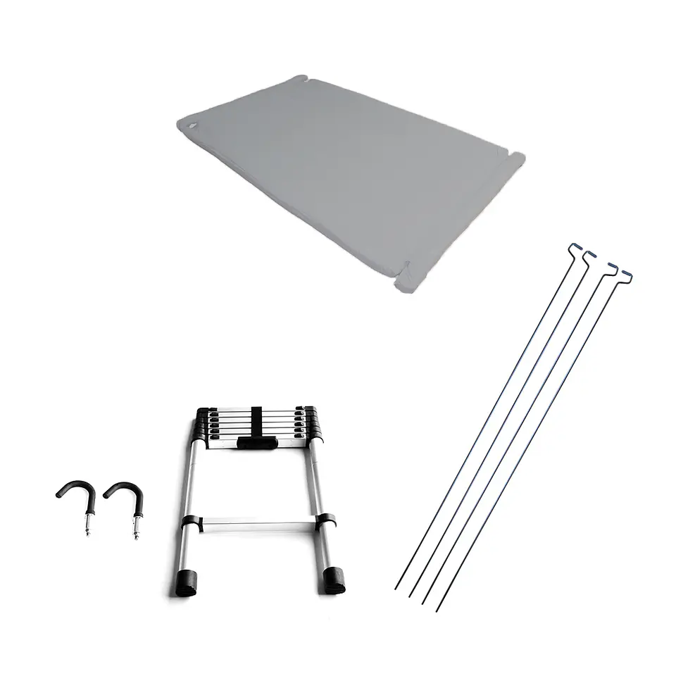 Carpa de Techo para Camioneta 4x4 Kangaroo Heavy Duty ABS – Impermeable y Plegable 14