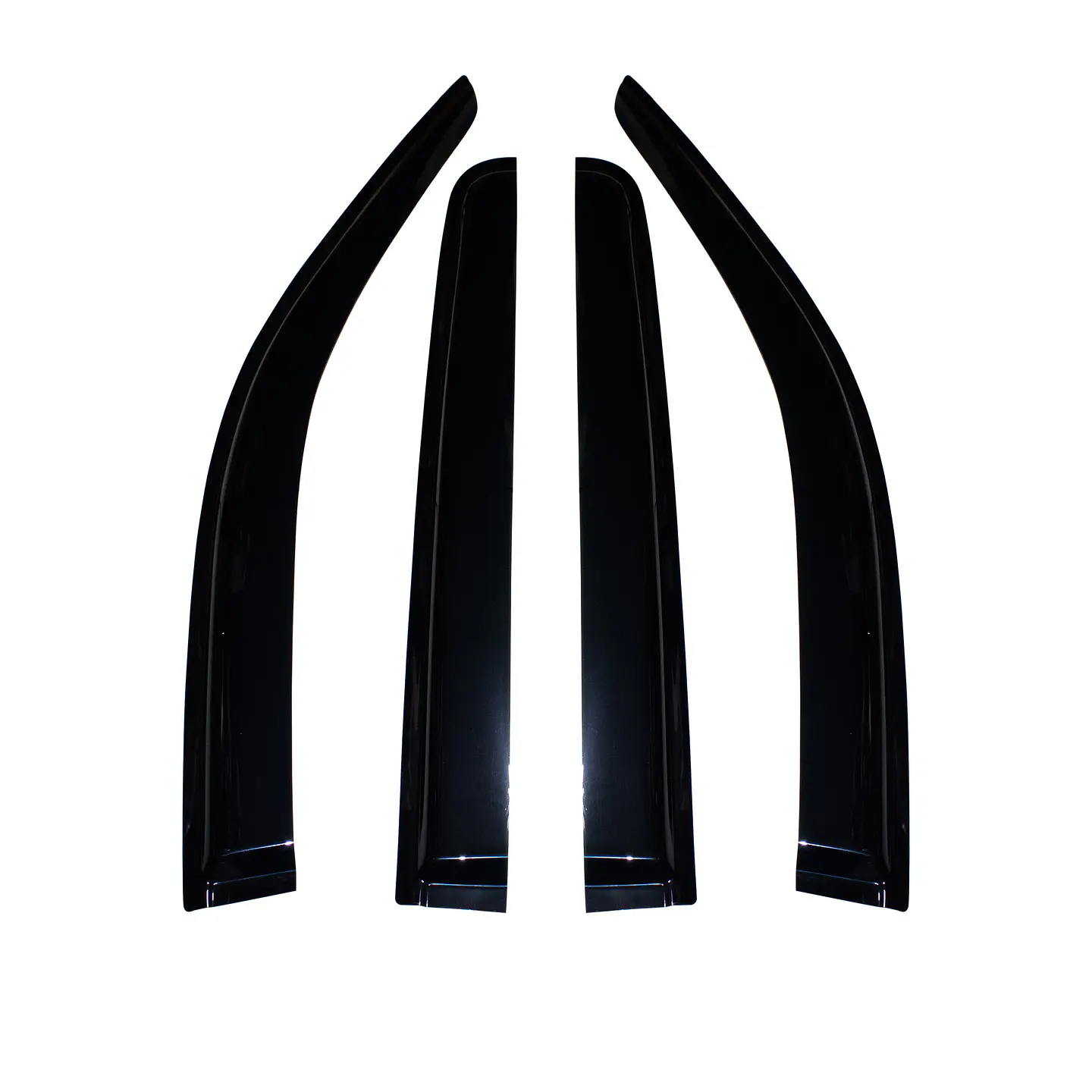 Set Aletas Bota Agua Mitsubishi 2024+ ABS Negro – Instalación Fácil con Cinta 3M y Logo Incluido 3