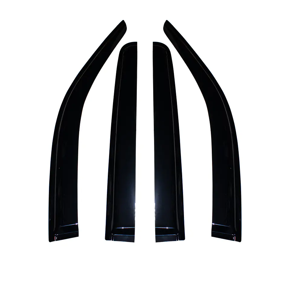 Set Aletas Bota Agua Mitsubishi 2024+ ABS Negro – Instalación Fácil con Cinta 3M y Logo Incluido 3