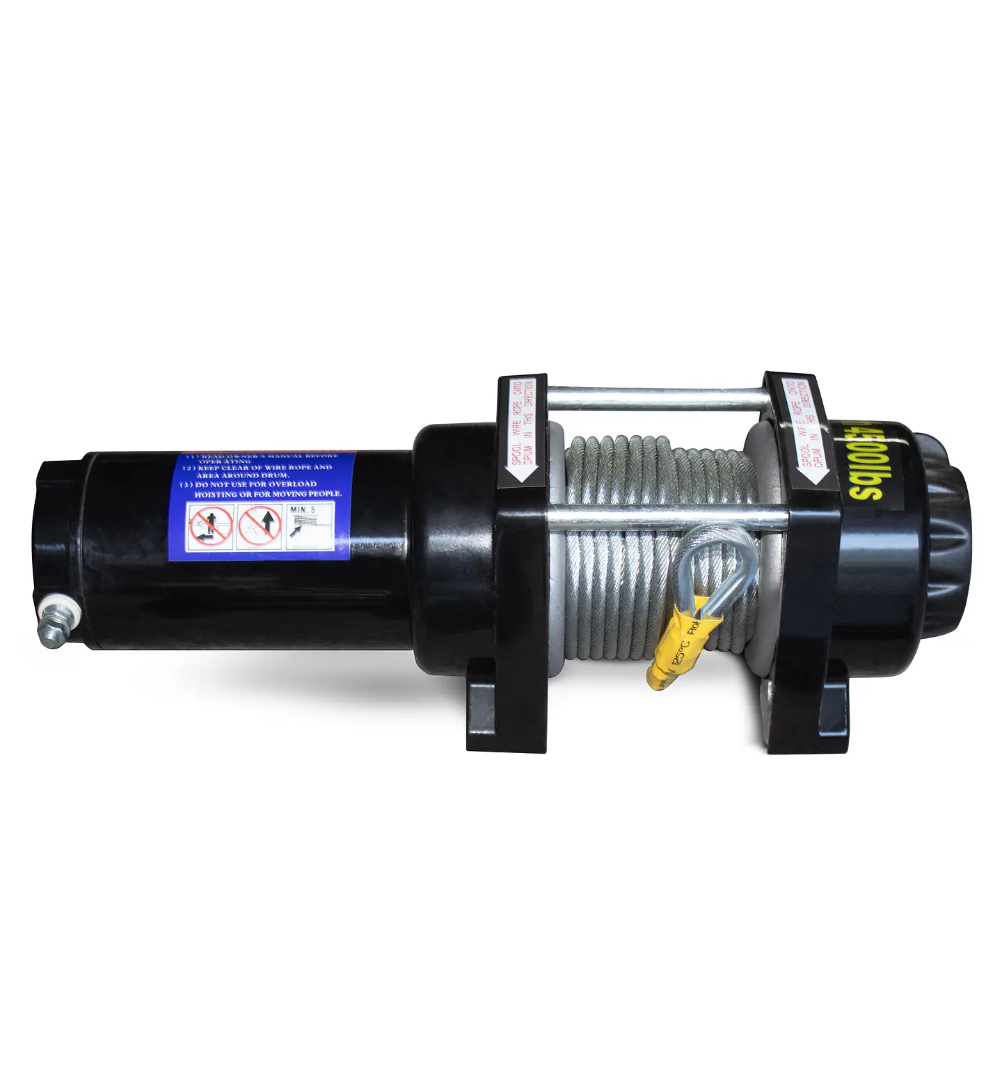 Winche Eléctrico 4500lb (2041Kg) 12V | Cable de Acero 5mm x 10m | Kangaroo Chile 2