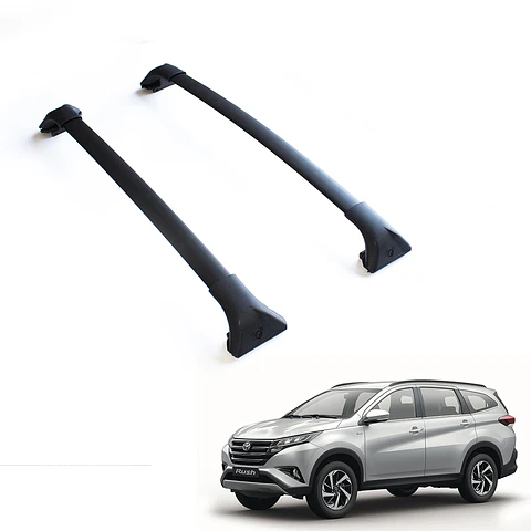 Barras de Techo Transversales Toyota Rush 2021-2023 | Aluminio Negro 75kg | Kangaroo Chile