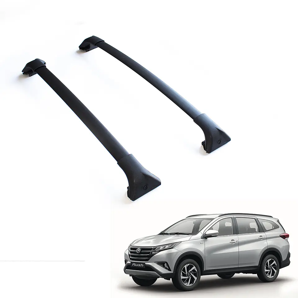 Barras de Techo Transversales Toyota Rush 2021-2023 | Aluminio Negro 75kg | Kangaroo Chile 1