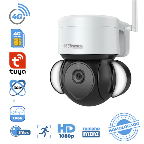 CÁMARA DE VIGILANCIA WIFI PTZ 3MP CON LED | KANGAROO CHILE