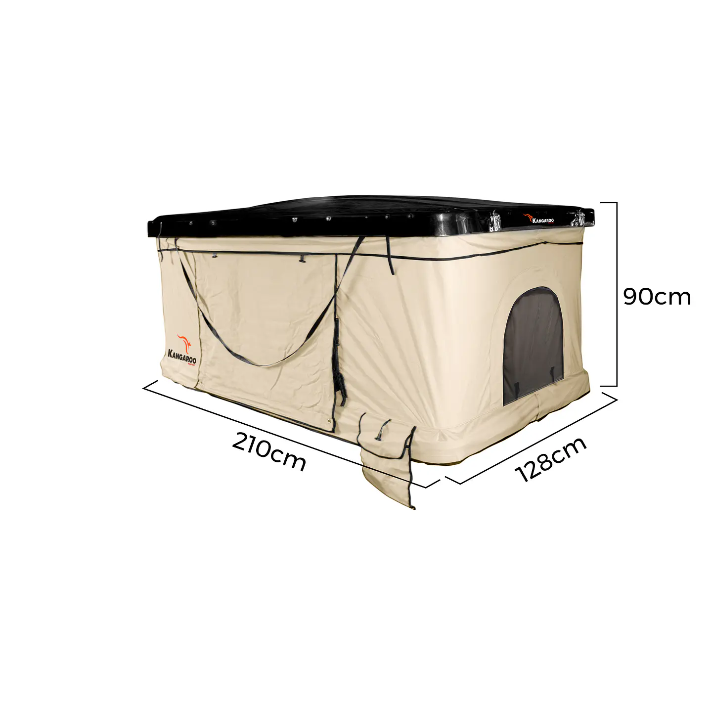 Carpa de Techo para Camioneta 4x4 Kangaroo Heavy Duty ABS – Impermeable y Plegable 4