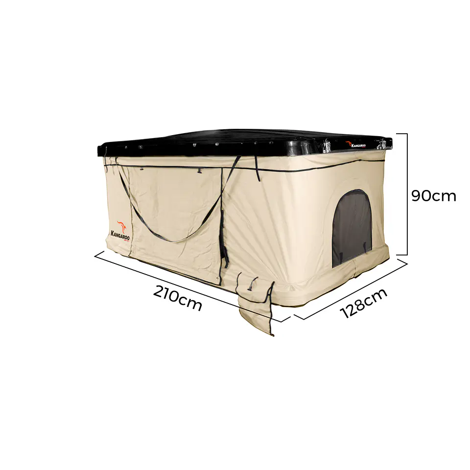Carpa de Techo para Camioneta 4x4 Kangaroo Heavy Duty ABS – Impermeable y Plegable 4