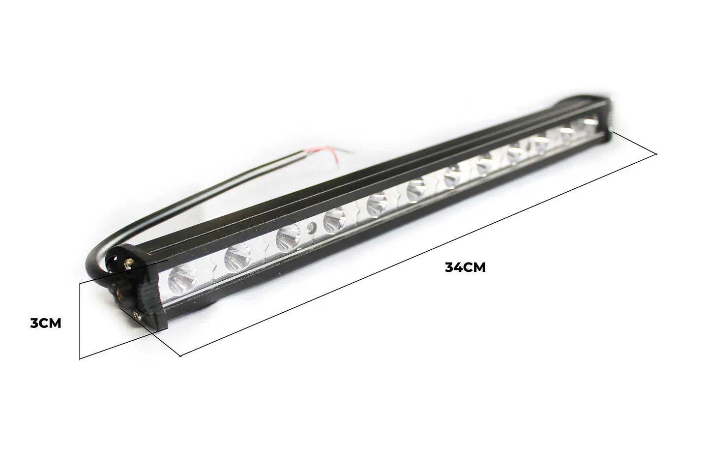 Barra Led Blanco 34cm 12 Led 36v Aluminio 4