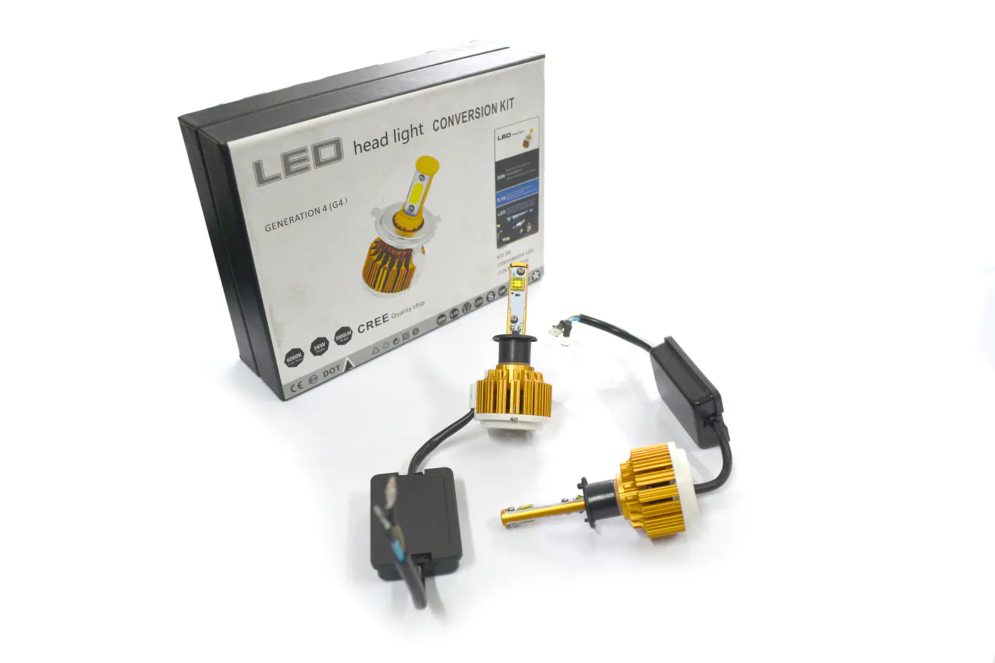Ampolleta Led Head Light H1 36w Turbo Ventilador Altas Bajas  1