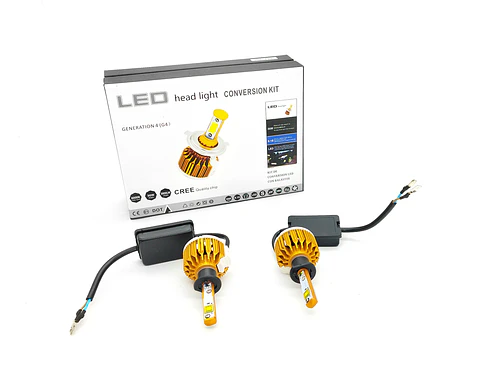 Par de Luces LED H3 para Vehículos – 36W, 3800LM, Blanco 6500K