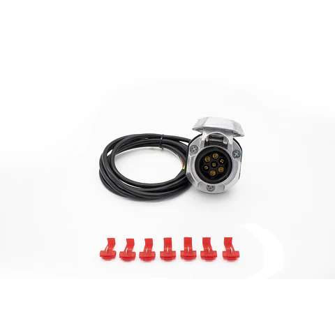 Conexión Enchufe Hembra 7 Pines 12V para Foco Trasero de Remolque | Kangaroo Chile