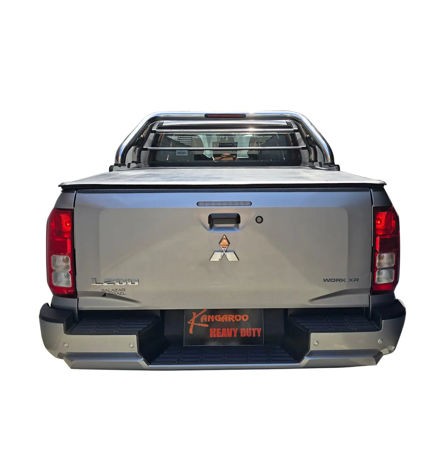 Lona Marítima Cubrepickup Mitsubishi L200 2024+ | Marco y Barras de Aluminio  | Kangaroo Chile 2